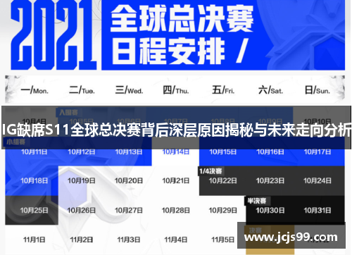 IG缺席S11全球总决赛背后深层原因揭秘与未来走向分析